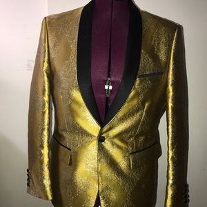 Gold Embroidered Suit Jacket (STATEMENT)